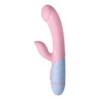 Vibrador Femme Funn Ffix Conejo Rosa/Azul