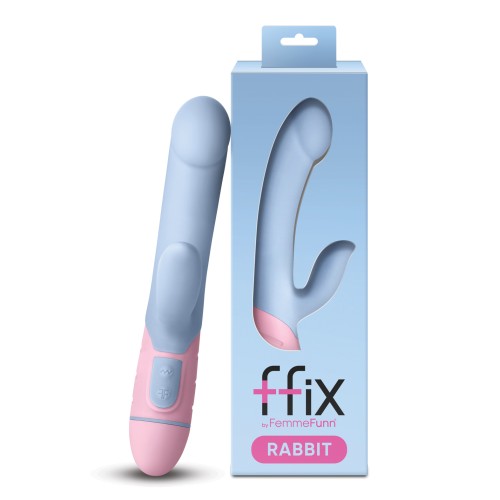 Vibrador Conejito Femme Funn Ffix Azul Rosa