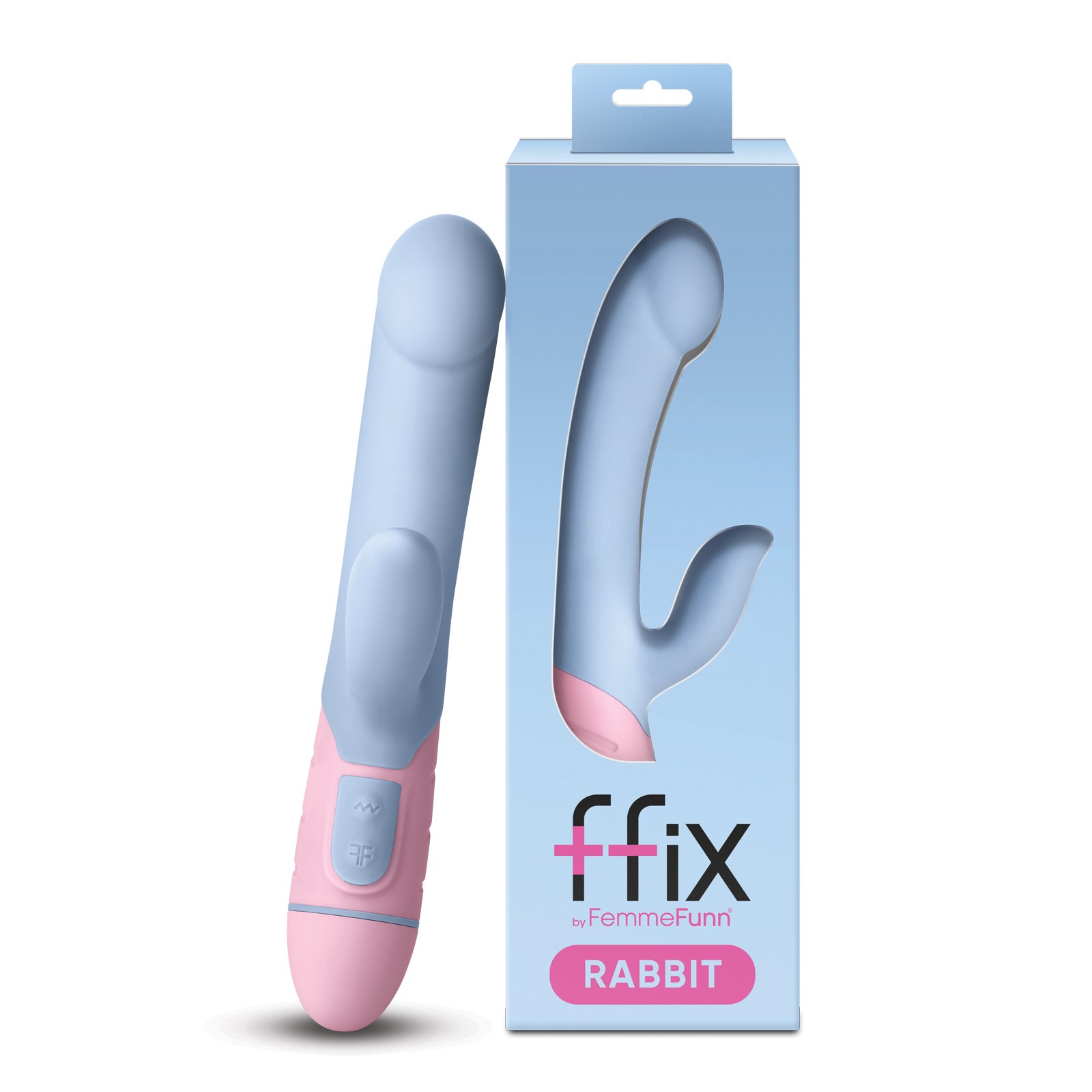 Vibrador Conejito Femme Funn Ffix Azul Rosa