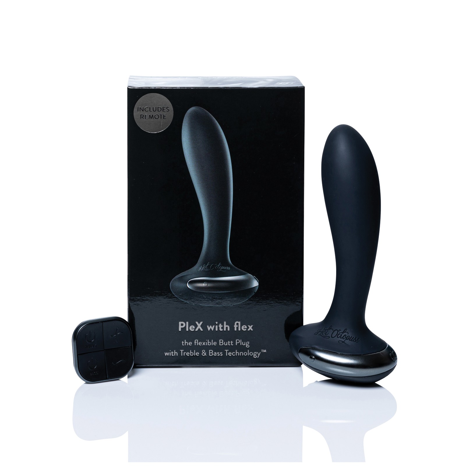 Hot Octopuss PleX Flexible Vibrator - Black