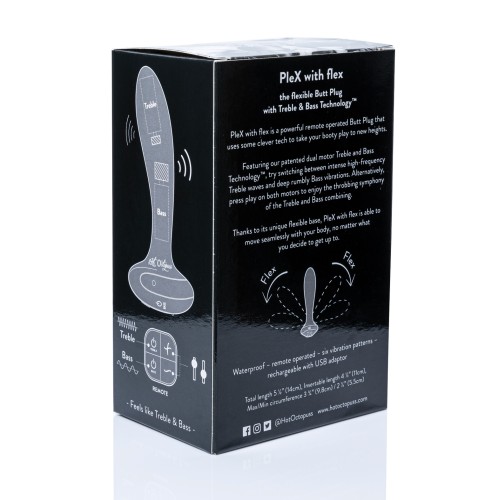 Hot Octopuss PleX Flexible Vibrator - Black