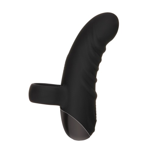 Evolved Hooked on You Curved Finger Vibrator - Black