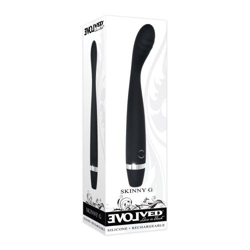 Evolved Skinny G Vibrador de Silicona para Punto G - Negro