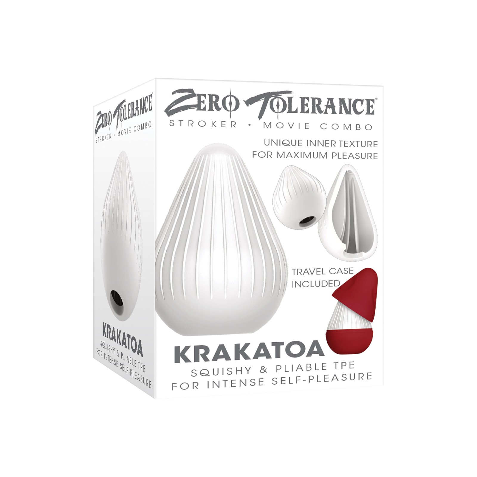 Masturbador Zero Tolerance Krakatoa Blanco