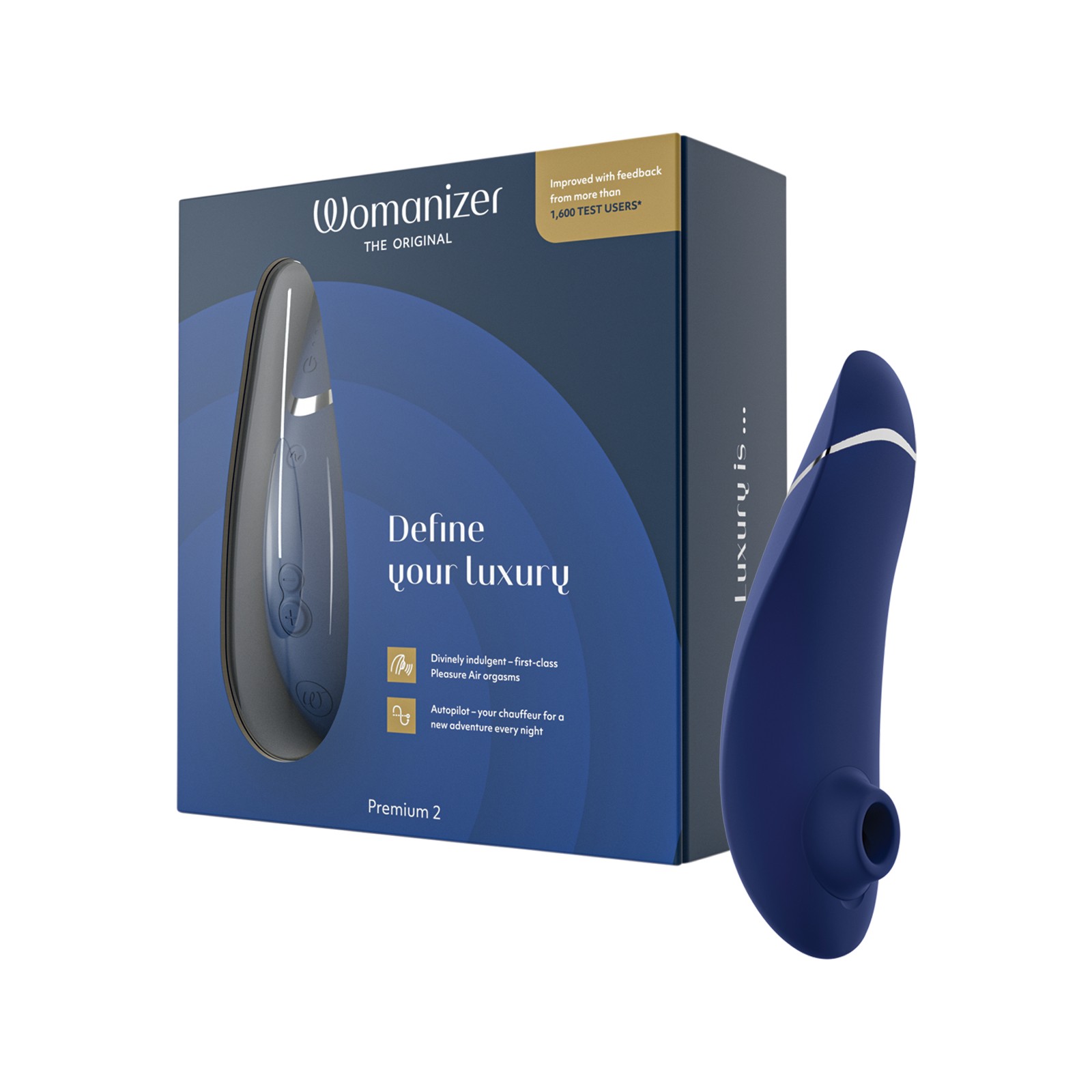 Womanizer Premium 2 Blueberry - Luxury Pleasure Device