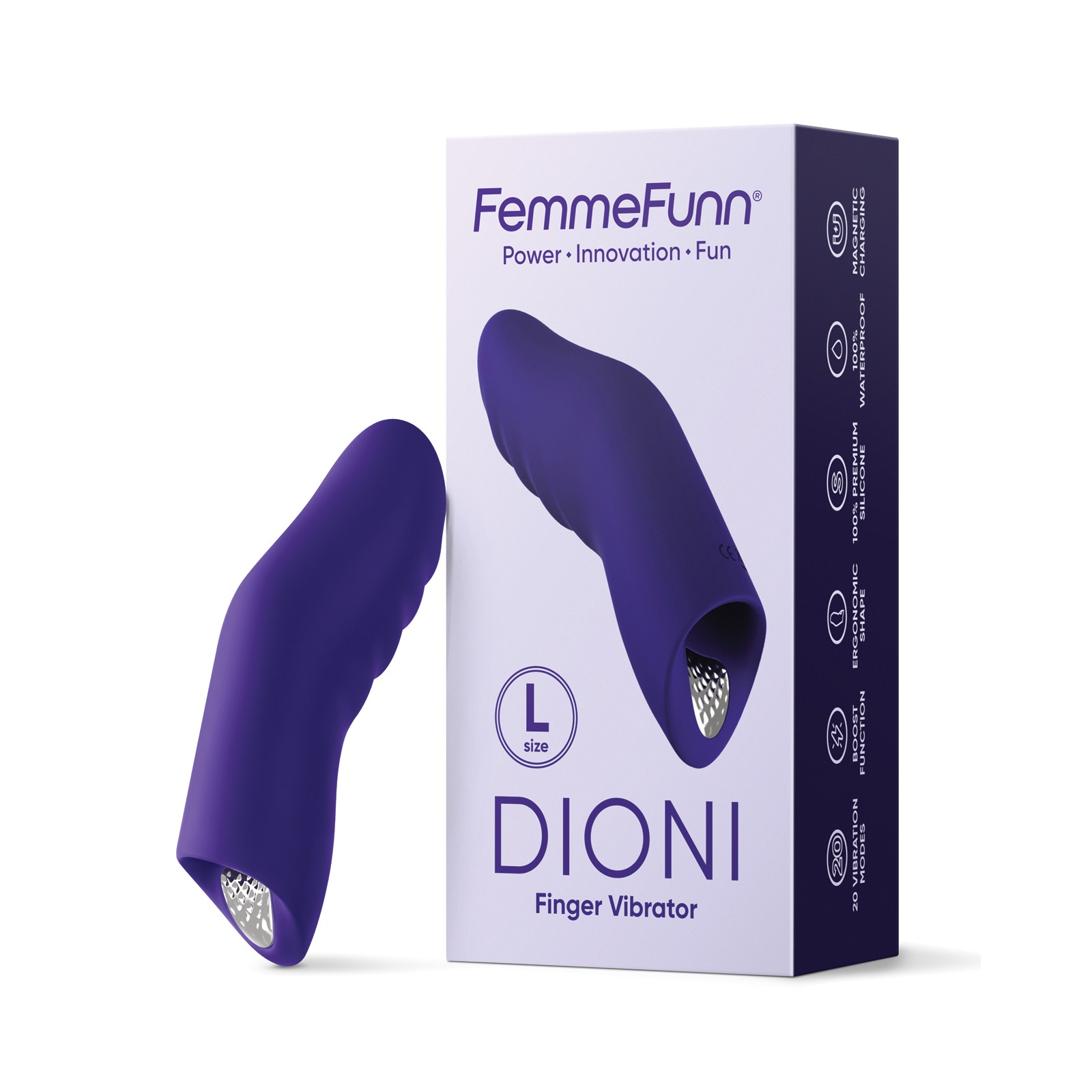 Femme Funn Dioni Wearable Finger Vibe Large Purple