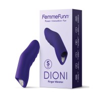 Vibrador de Dedo Dioni Femme Funn - Púrpura Oscuro