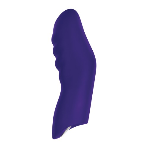 Vibrador de Dedo Dioni Femme Funn - Púrpura Oscuro