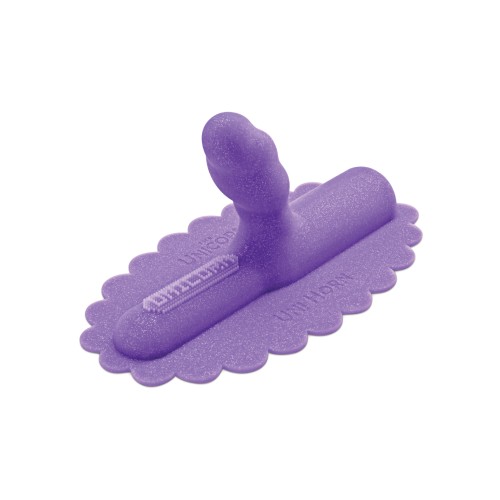 Cowgirl Unicorn Uni Horn Silicone Attachment - Purple