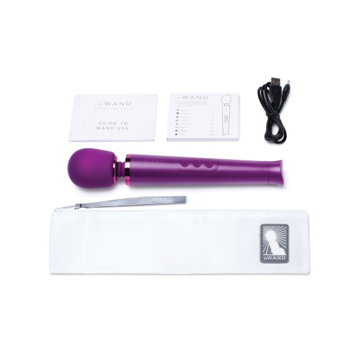 Le Wand Petite Rechargeable Massager Cherry Color for Ultimate Pleasure