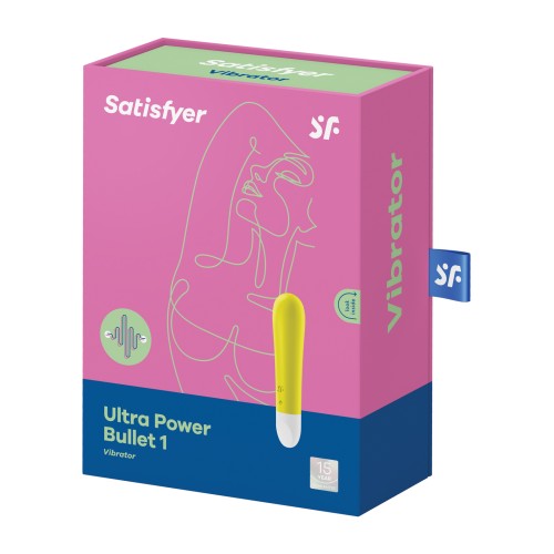 Satisfyer Ultra Power Bullet 1 Amarillo Vibrador Poderoso