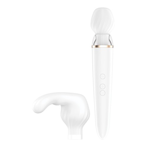 Masajeador Satisfyer Double Wand-er Blanco