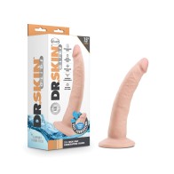 Dildo Auto-Lubricante Blush Dr. Skin Glide de 7.5 Pulgadas - Vainilla