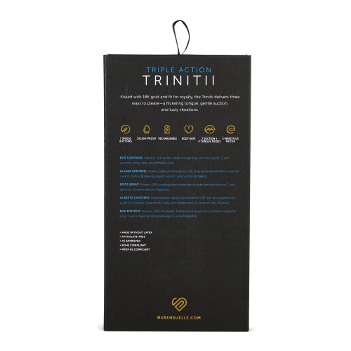 Nu Sensuelle Trinitii Tongue Vibe 18K Gold