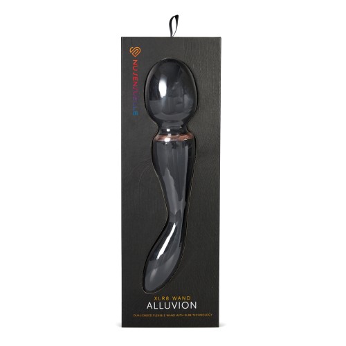 Nu Sensuelle Alluvion XLR8 Dual-Ended Wand - Black