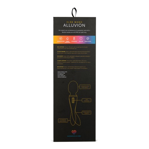 Nu Sensuelle Alluvion XLR8 Dual-Ended Wand - Black