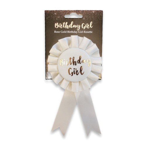 Elegant Birthday Girl Badge