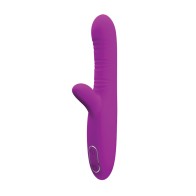 Pretty Love Angelique Rabbit Vibrator - Fuchsia