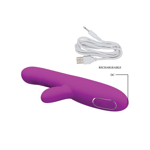 Pretty Love Angelique Rabbit Vibrator - Fuchsia