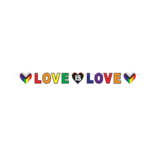 Love is Love Streamer - Vibrant Party Decor