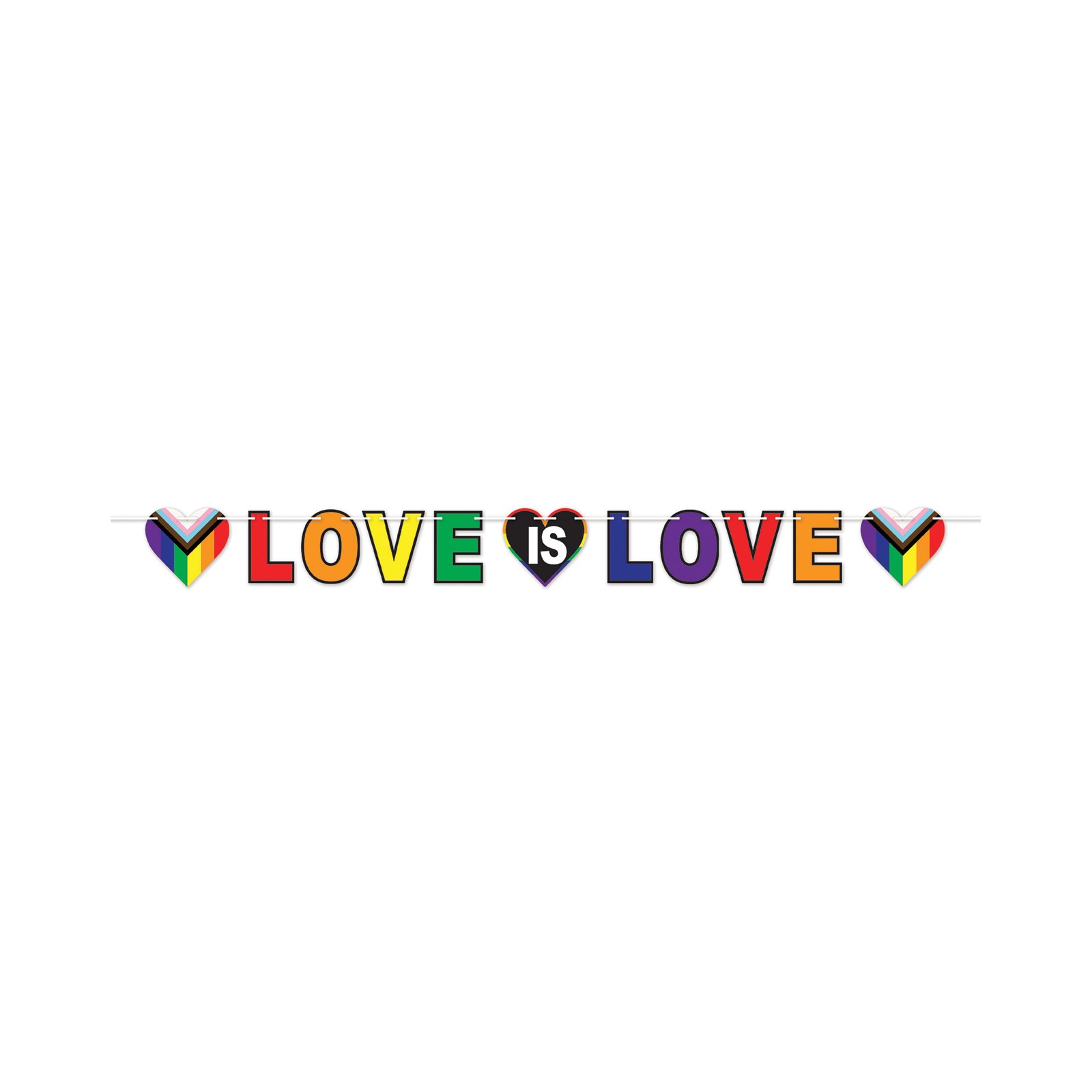 Streamer Love is Love - Decoración Vibrante para Fiestas