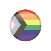 Pride Flag Button by Beistle