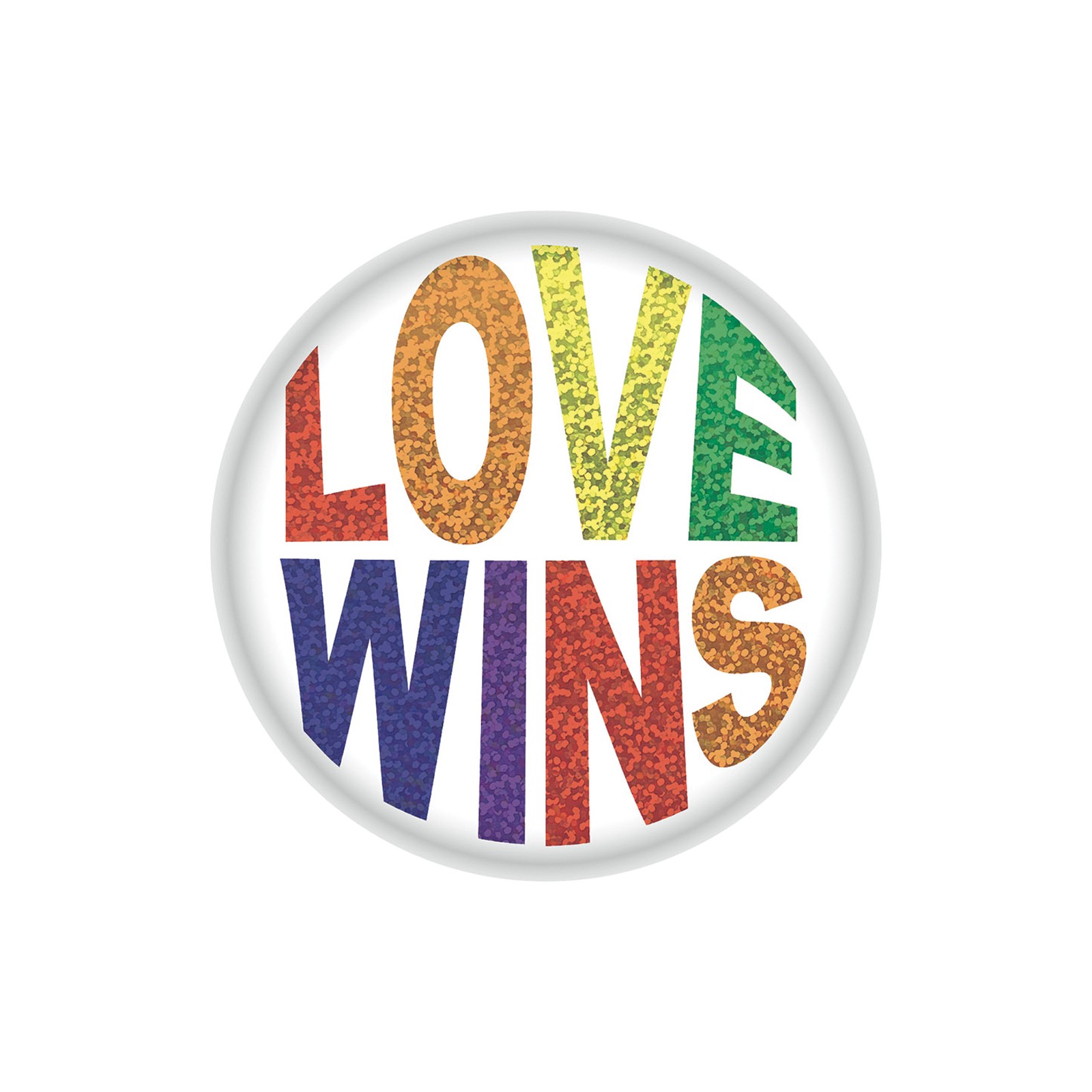 Love Wins Button Beistle