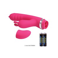 Conejo Vibrador Lamedor Pretty Love Phoenix Rosa