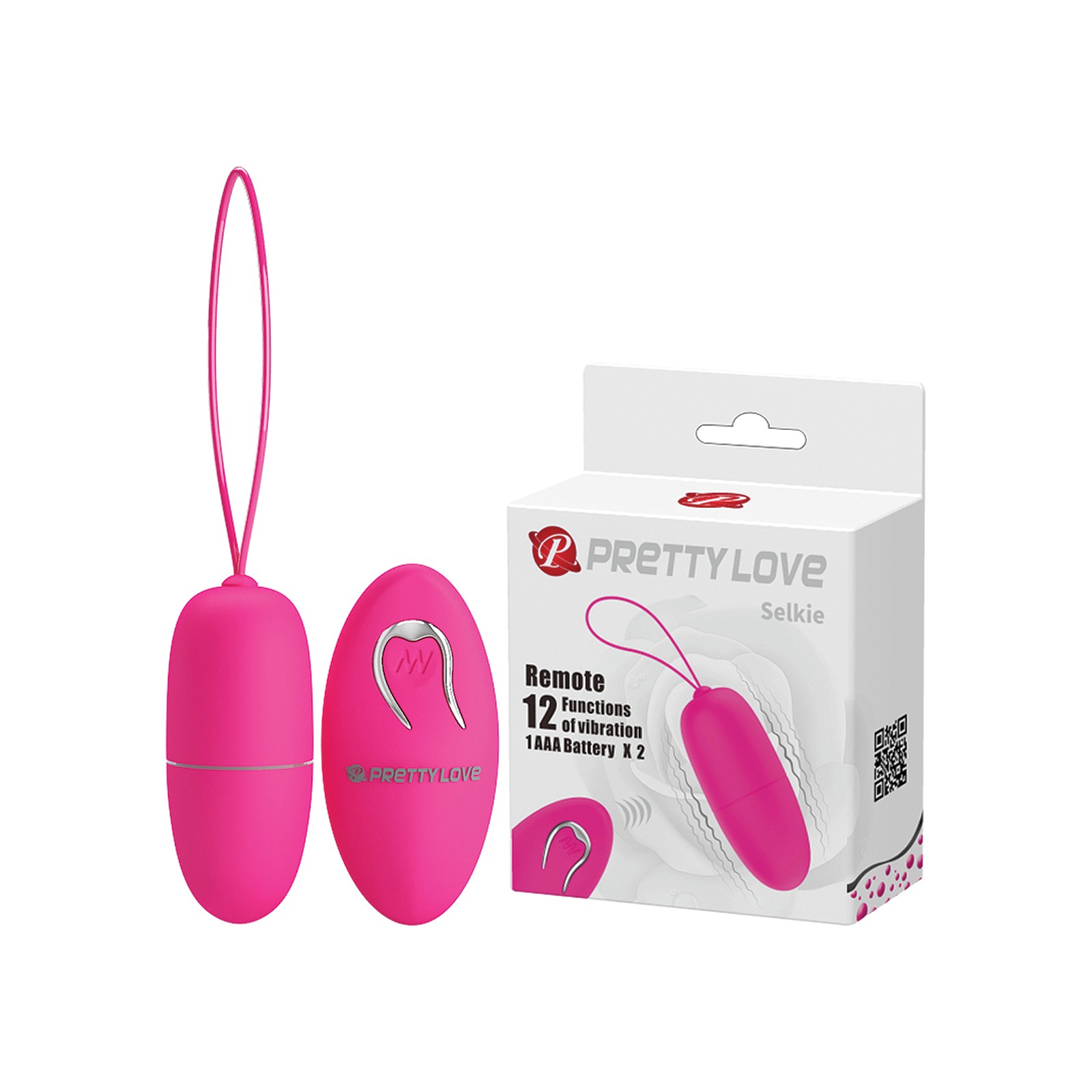 Vibrador de Huevo Inalámbrico Pretty Love Selkie para Diversión