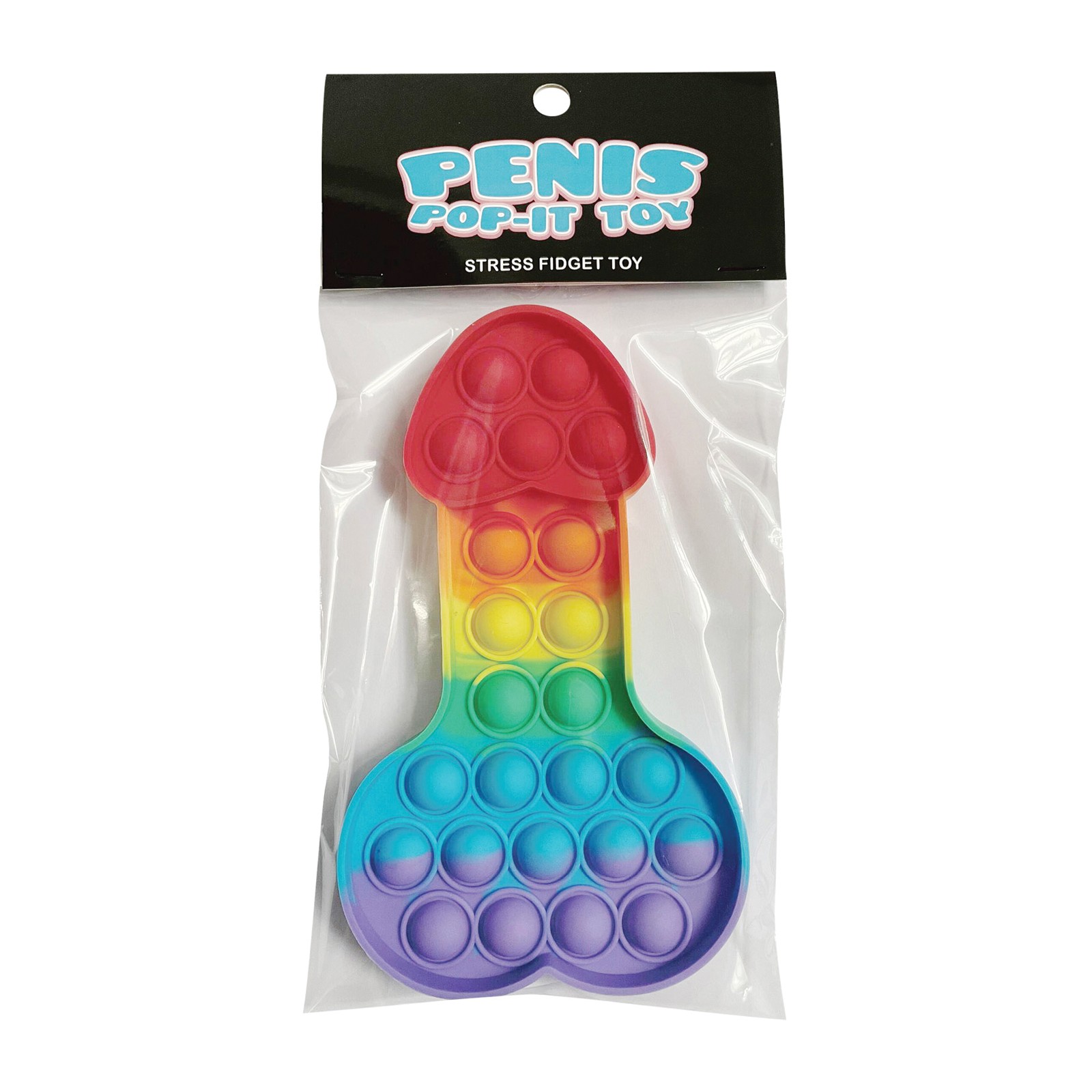 Juguete de Fidget Pop-It Pene Multicolor