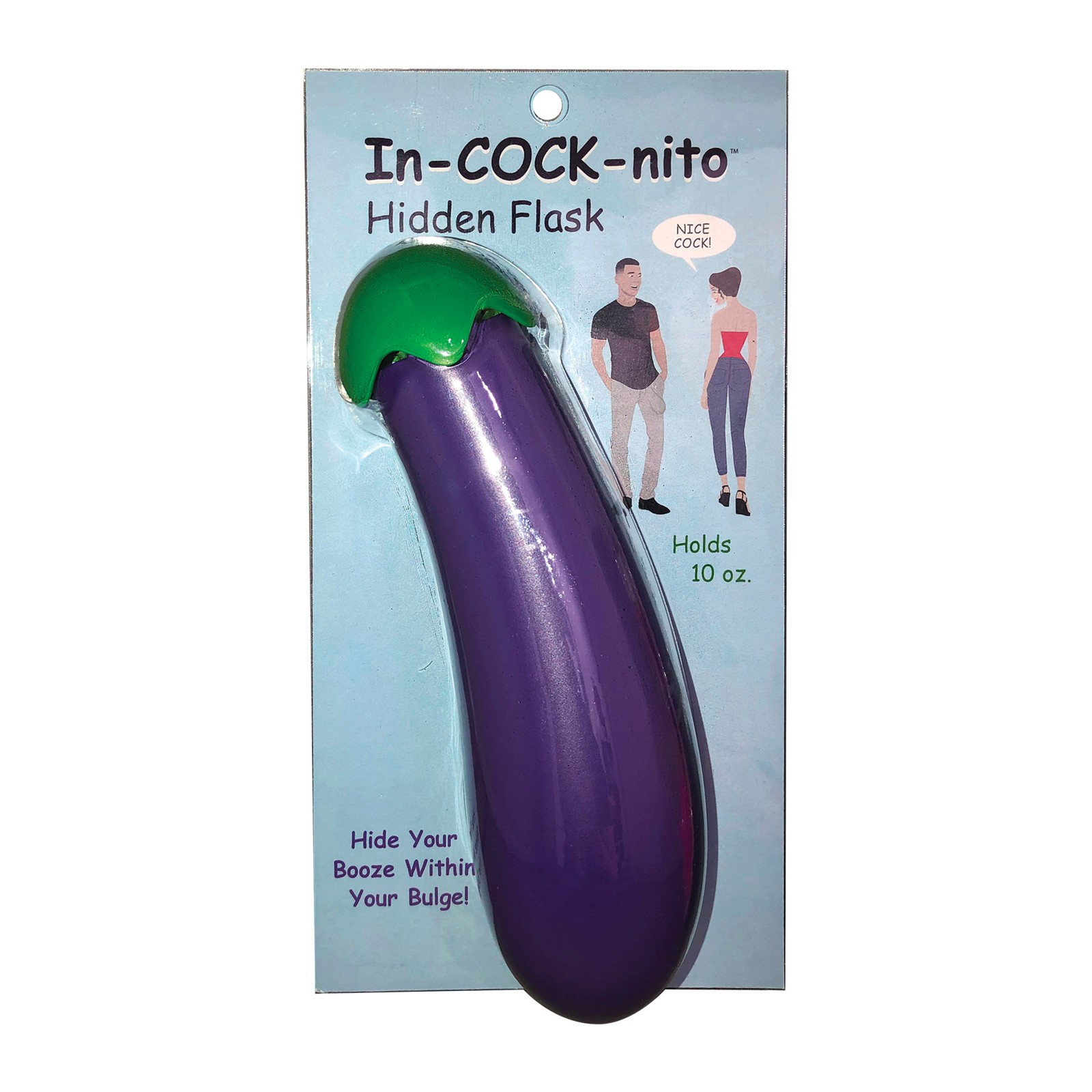 In-Cock-Nito Flask Oculto 10oz