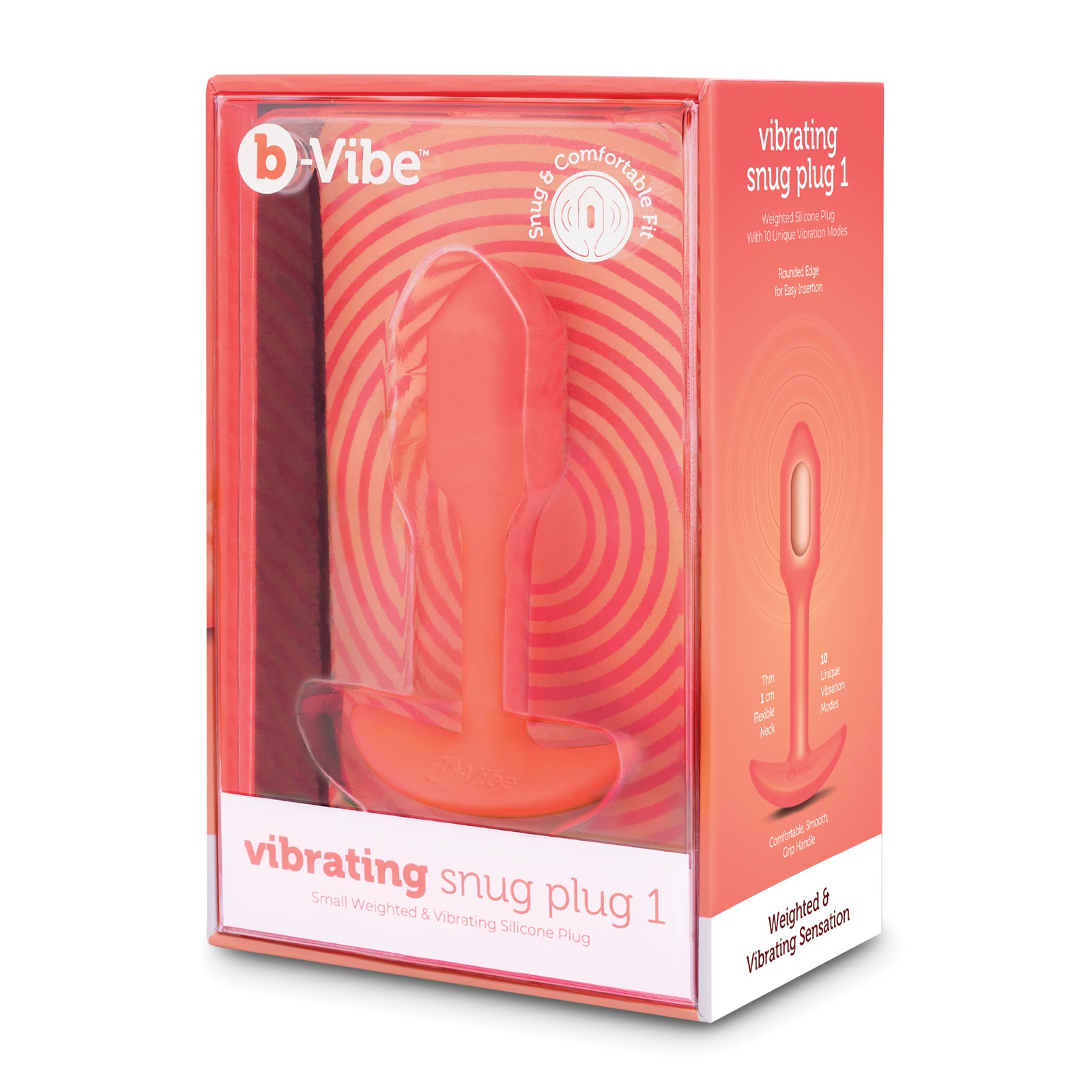 b-Vibe Plug Vibrante Ajustado Pequeño Juguete Anal