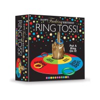 Juego de Lanzamiento de Anillos FU Finger Cumpleaños Joder