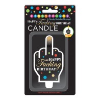 Happy Fucking Birthday Large FU Candle