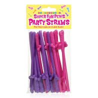 Super Fun Penis Party Straws for Playful Celebrations