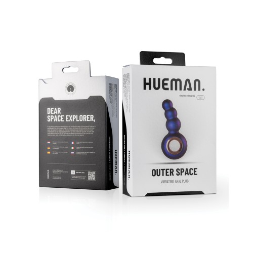 Plug Anal Vibrador Hueman Outer Space Púrpura