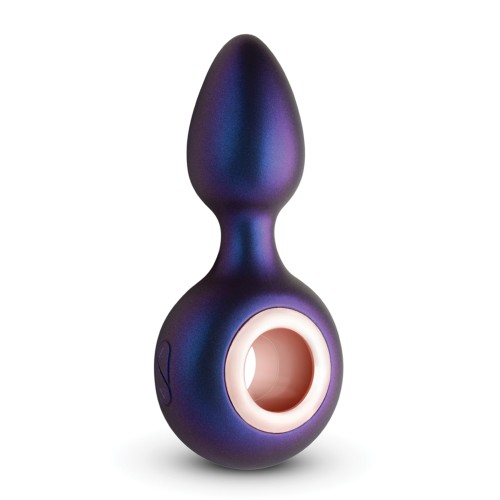 Hueman Deep Space Vibrating Anal Plug - Purple