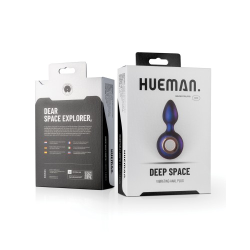 Plug Anal Vibrante Hueman Deep Space - Morado