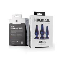 Juego de Butt Plugs Hueman Comets Púrpura