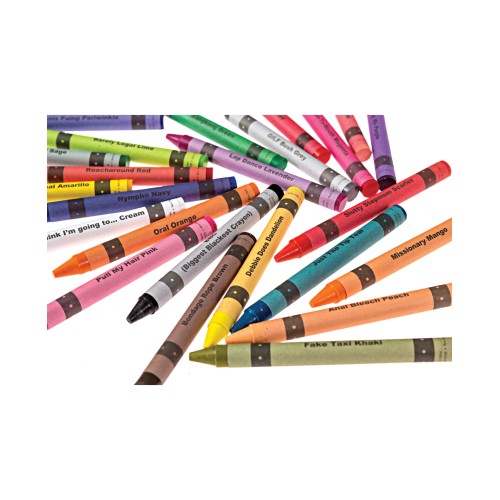 Paquete de Crayones Ofensivos Wood Rocket