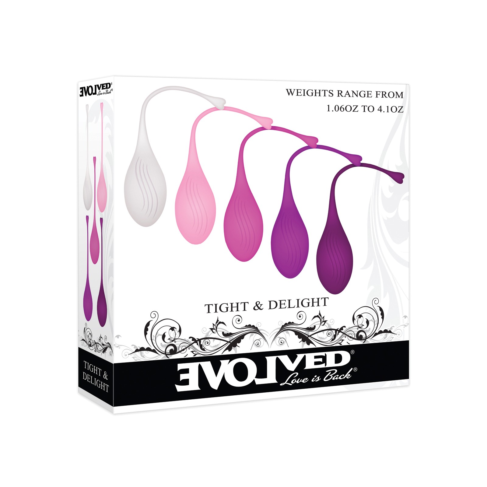 Evolved Tight & Delight Kegel Ball Set for Strength and Pleasure