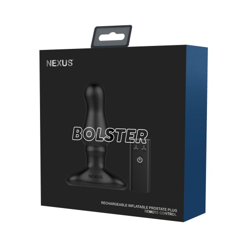 Nexus Bolster Butt Plug Inflatable Tip Black