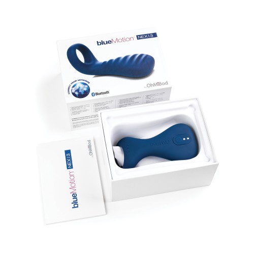 Anillo para Parejas OhMiBod Blue Motion Nex 3 Bluetooth Azul Cobalto