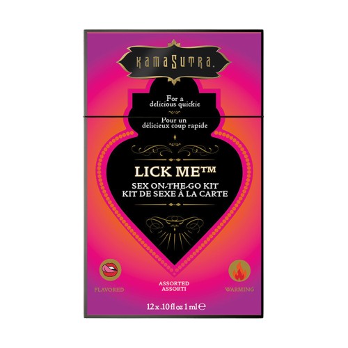 Kit de Sexo para Llevar Lick Me de Kama Sutra