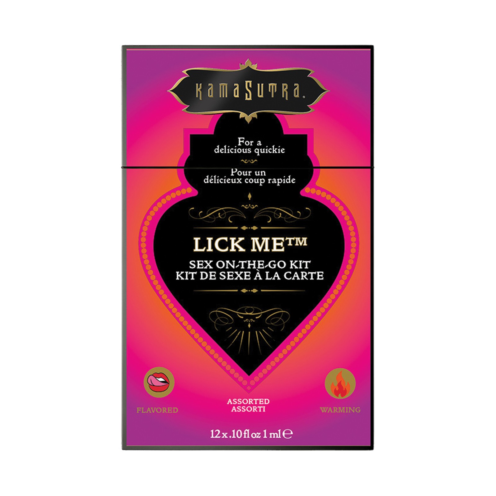 Kit de Sexo para Llevar Lick Me de Kama Sutra