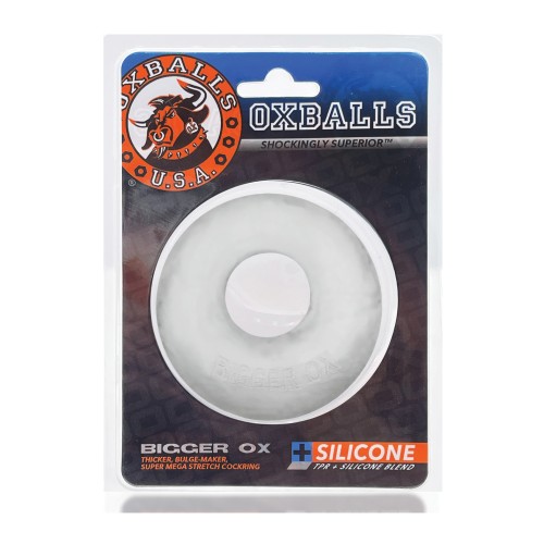 Oxballs Bigger Ox Cockring - Clear Ice