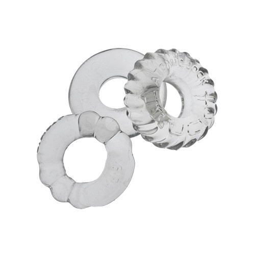 Kit de 3 Cockrings Bonemaker Transparente