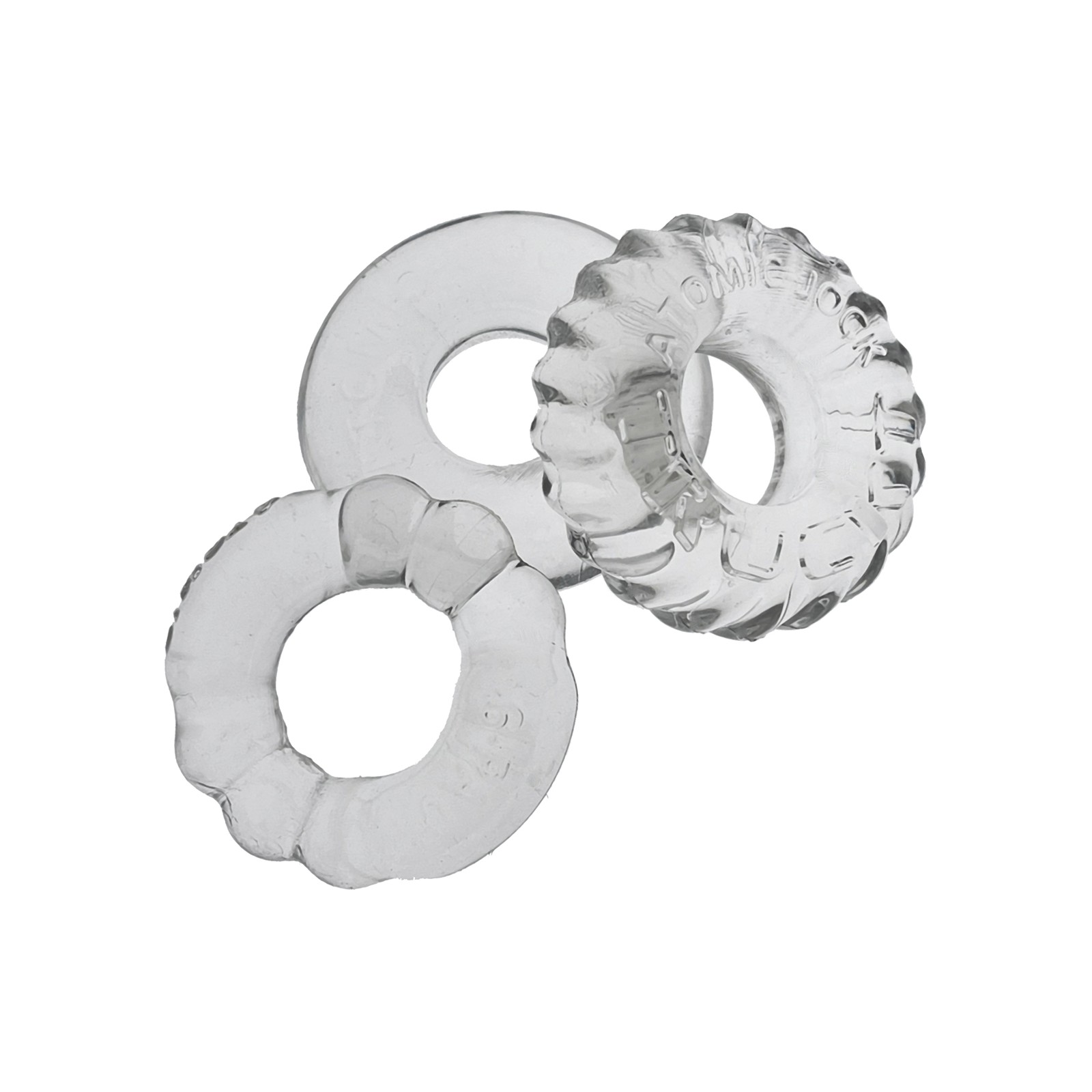 Kit de 3 Cockrings Bonemaker Transparente