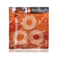 Kit de 3 Cockrings Bonemaker Transparente