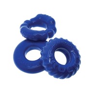 Oxballs Bonemaker 3 Pack Cockring Kit Pool Blue